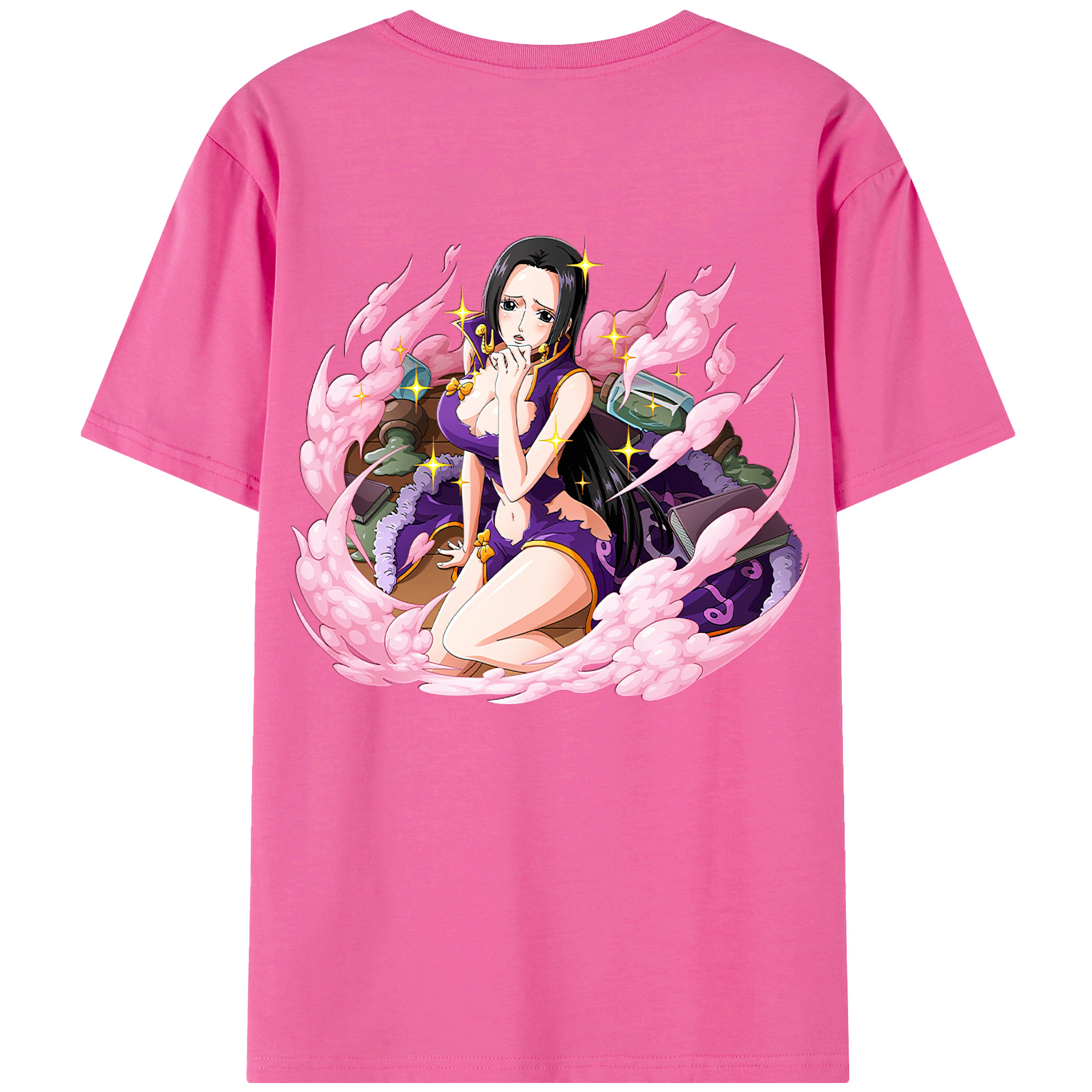 ワンピース ボア・ハンコック ONE PIECE Boa·Hancock レディース半袖Tシャツ(バックプリント)